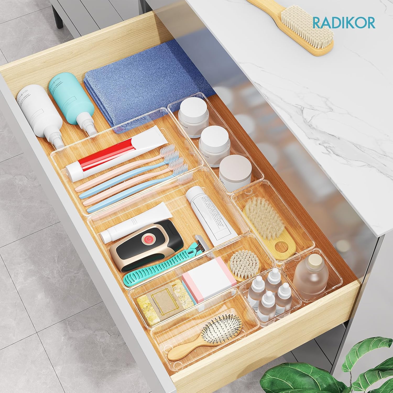 Drawer Insert. Drawer Organiser. 31 Pieces Dressing Table Organiser in 4 Sizes. Drawer Organiser. Make Up Organiser. Drawer Organiser System for Desk. Office. Kitchen. Bathroom