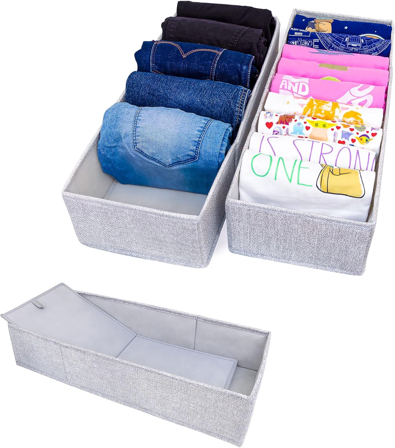 SIMPLE JOY® HEMNES Organizer. Schadstoffgeprüft. DAS ORIGINAL; Stabiler Boden; Schubladen Ordnungssystem für Wickelbedarf. Kinderkleidung. Socken. Unterwäsche; 5er Set. passgenau für ikea Kommode