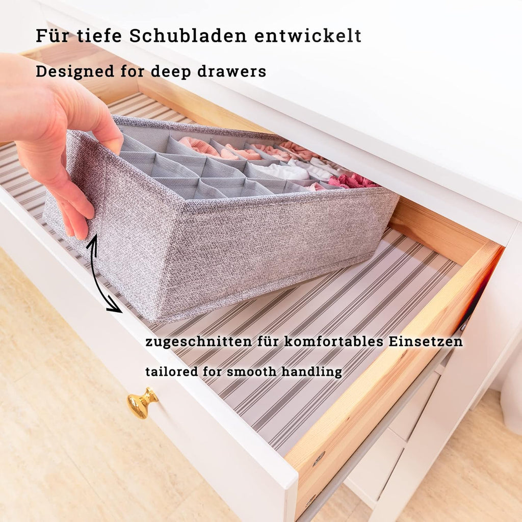 SIMPLE JOY® HEMNES Organizer. Schadstoffgeprüft. DAS ORIGINAL; Stabiler Boden; Schubladen Ordnungssystem für Wickelbedarf. Kinderkleidung. Socken. Unterwäsche; 5er Set. passgenau für ikea Kommode