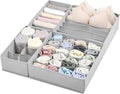 Vtopmart 12 Pack Kleiderschrank Organizer. Faltbare Schrank Organizer Kleiderschrank. Aufbewahrungsbox Stoff für Babykleidung. Unterwäsche. Socken